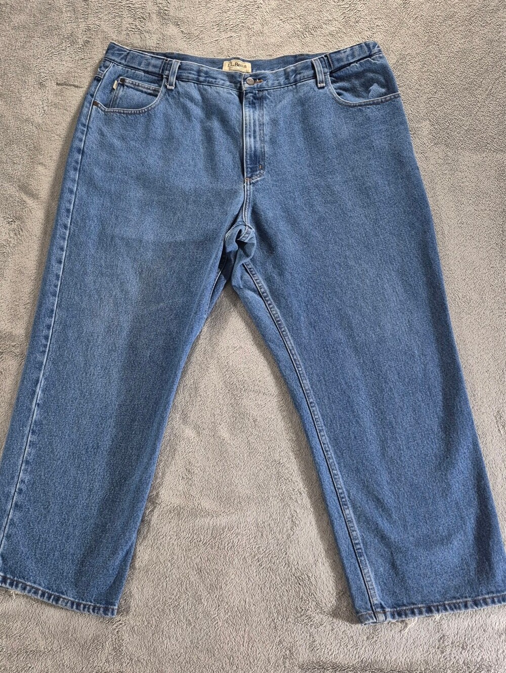 L.L. Bean Men's Straight Leg Blue Jeans